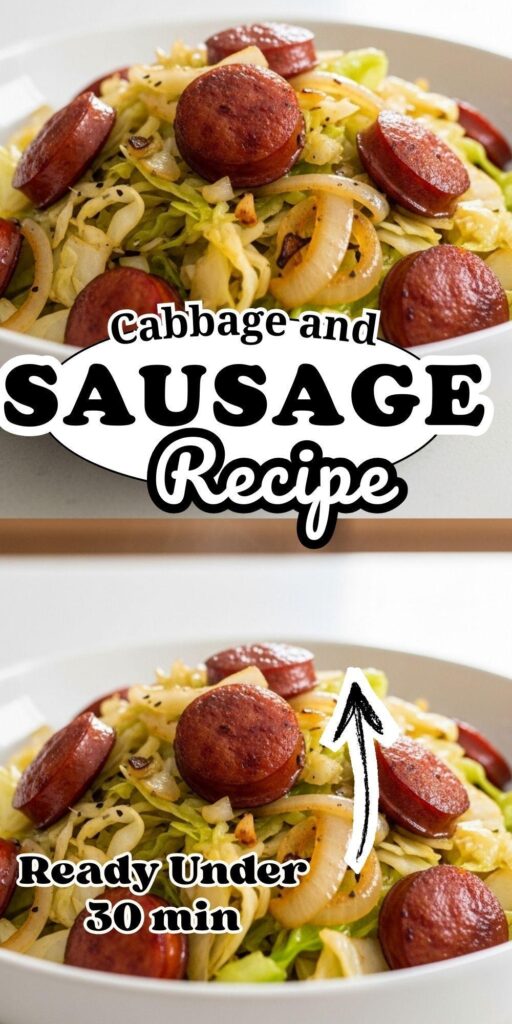 Cabbage and Sausage Skillet Recipe