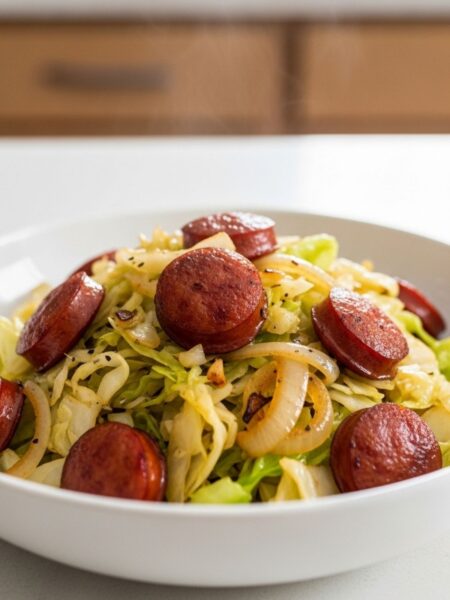 Cabbage and Sausage Skillet Recipe