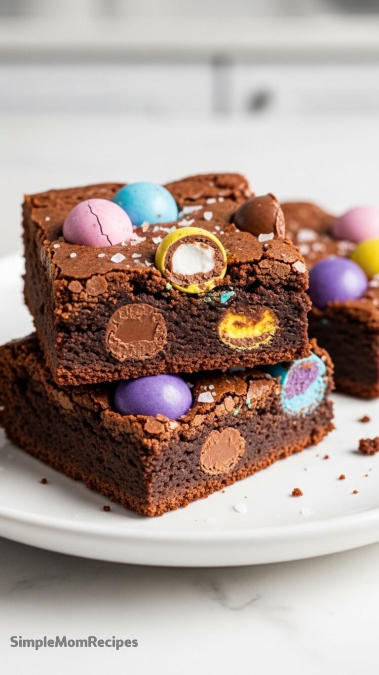 Cadbury Egg Brownies Recipe