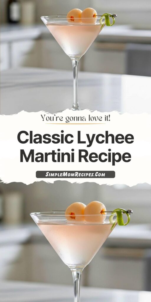 Classic Lychee Martini Recipe