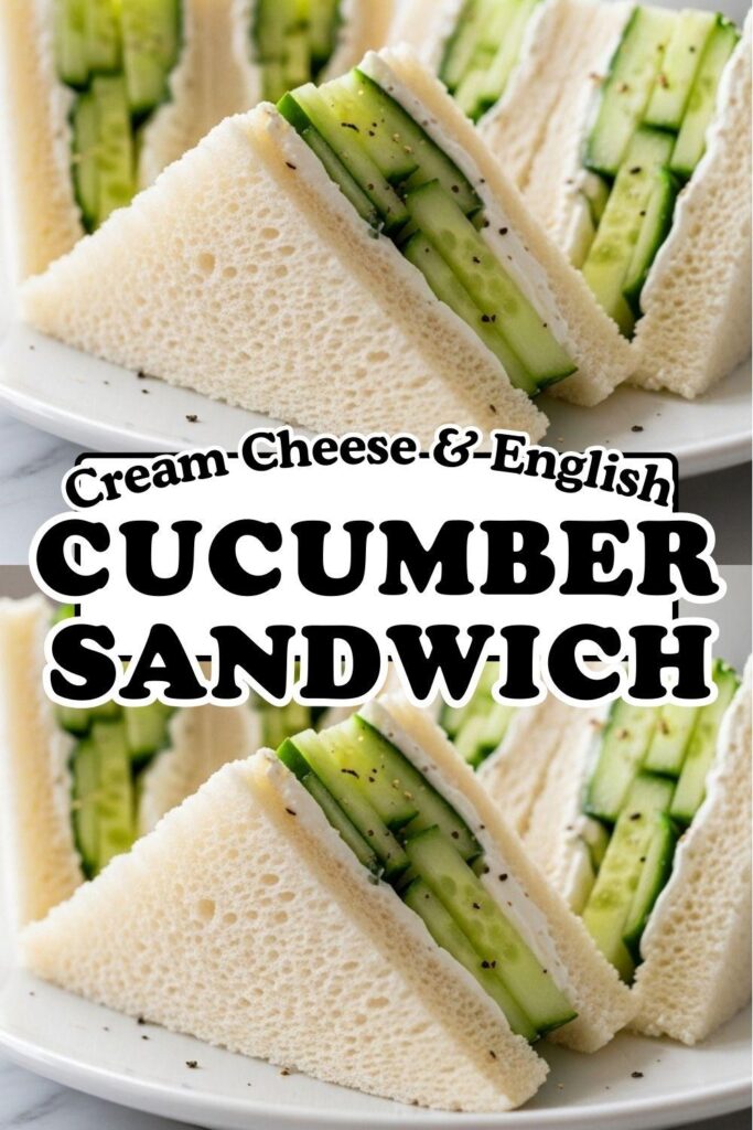 Cream Cheese & English Cucumber Sandwich Recipe
