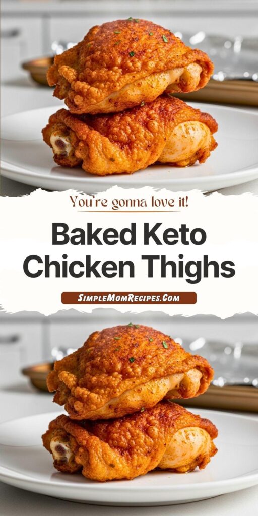 Crispy Baked Keto Chicken Thighs Recipe
