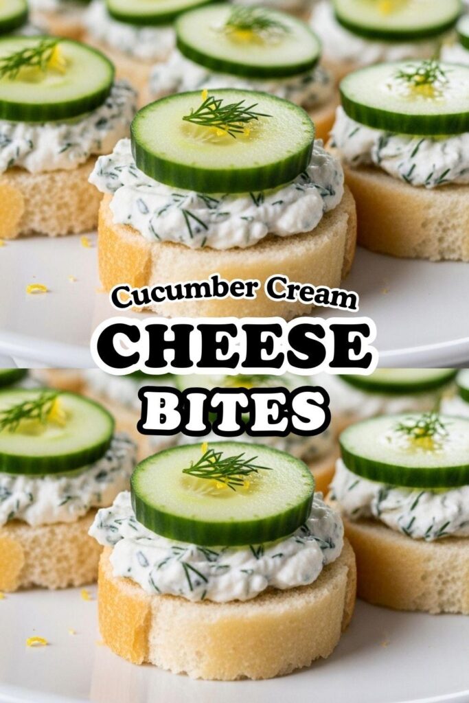 Cucumber Cream Cheese Bites Recipe