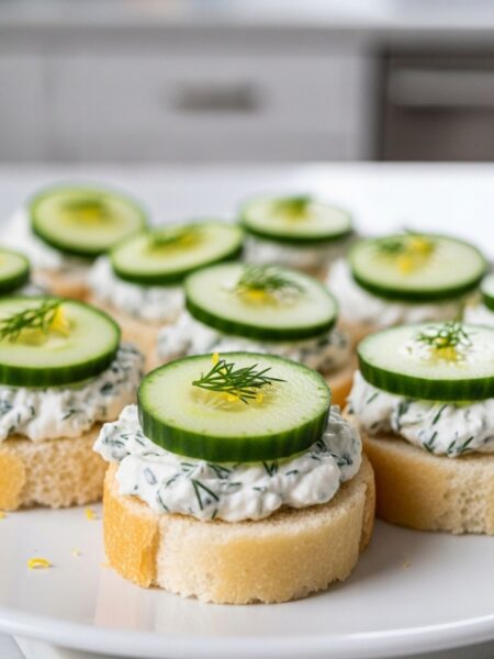 Cucumber Cream Cheese Bites Recipe