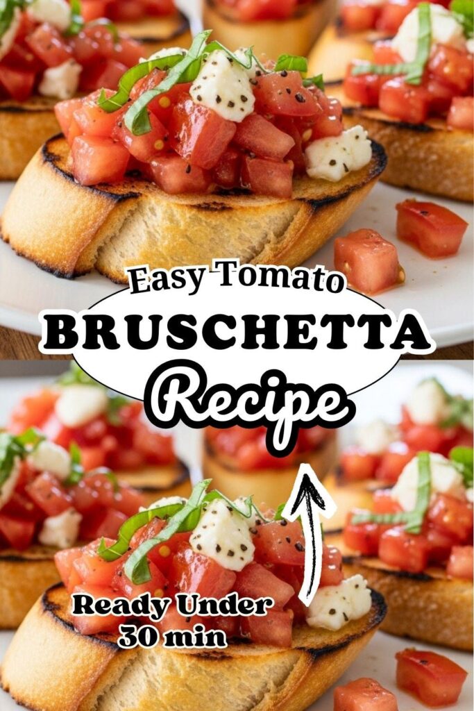 Easy Tomato Bruschetta Recipe