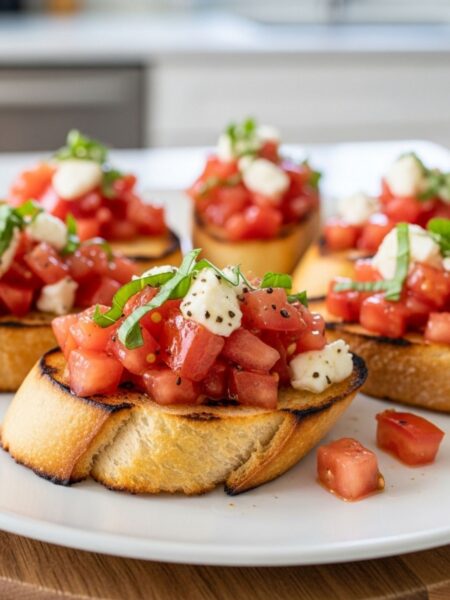 Easy Tomato Bruschetta Recipe