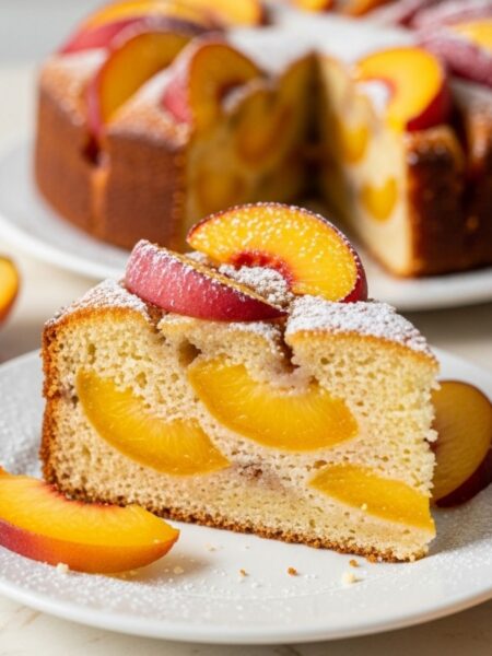 Fresh Peach Cake Recipe