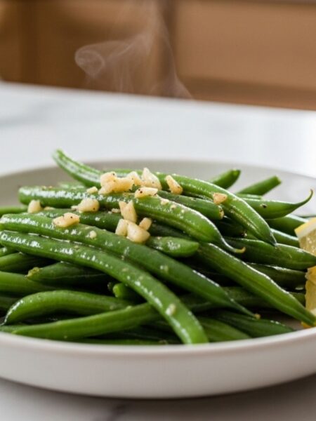 Garlic Sautéed Green Beans Recipe