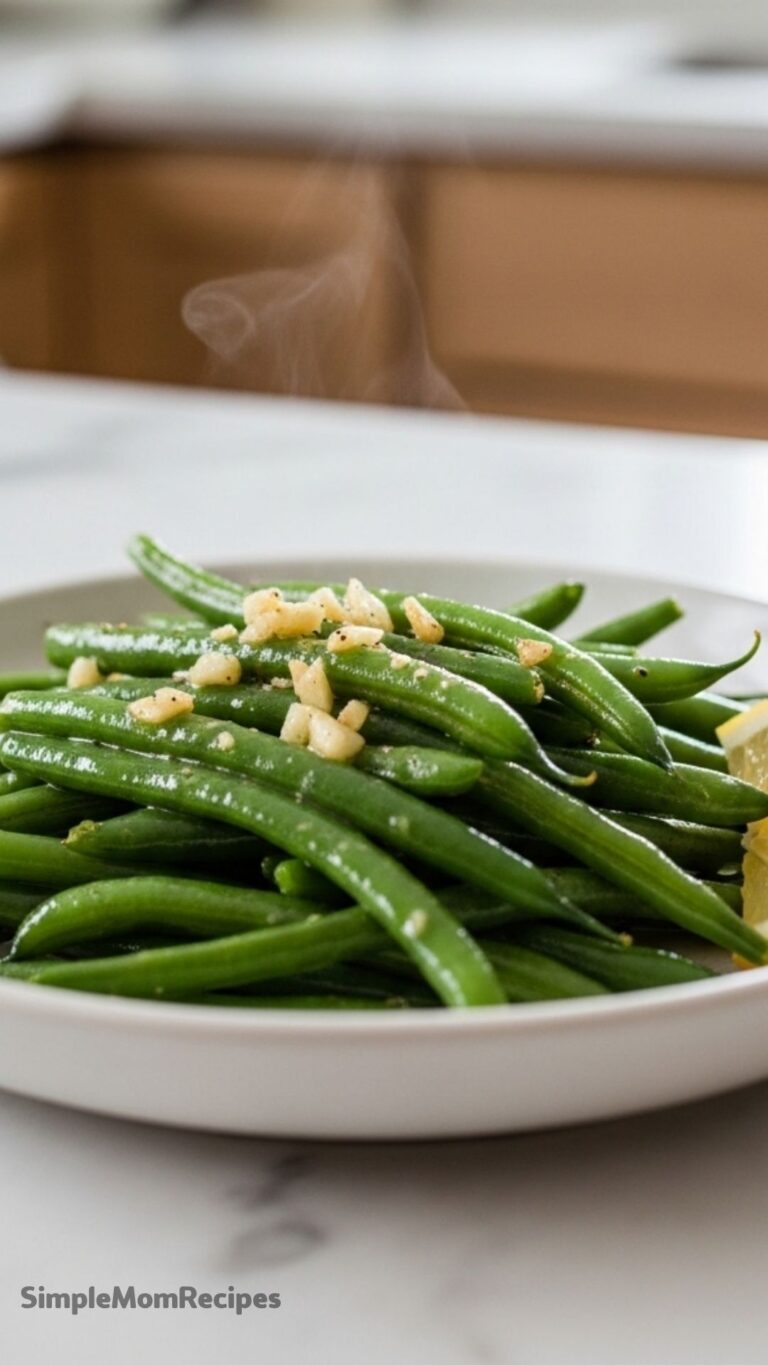 Garlic Sautéed Green Beans Recipe