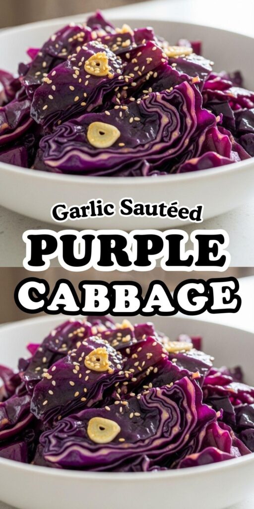 Garlic Sautéed Purple Cabbage Recipe