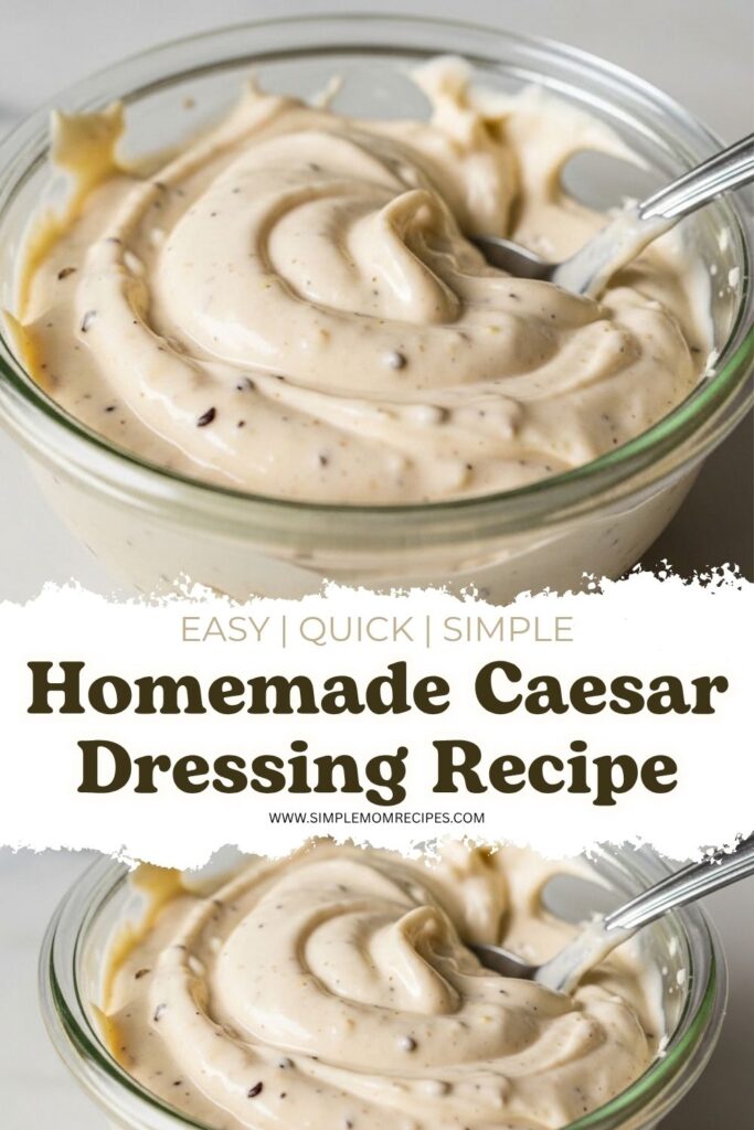 Homemade Caesar Dressing Recipe