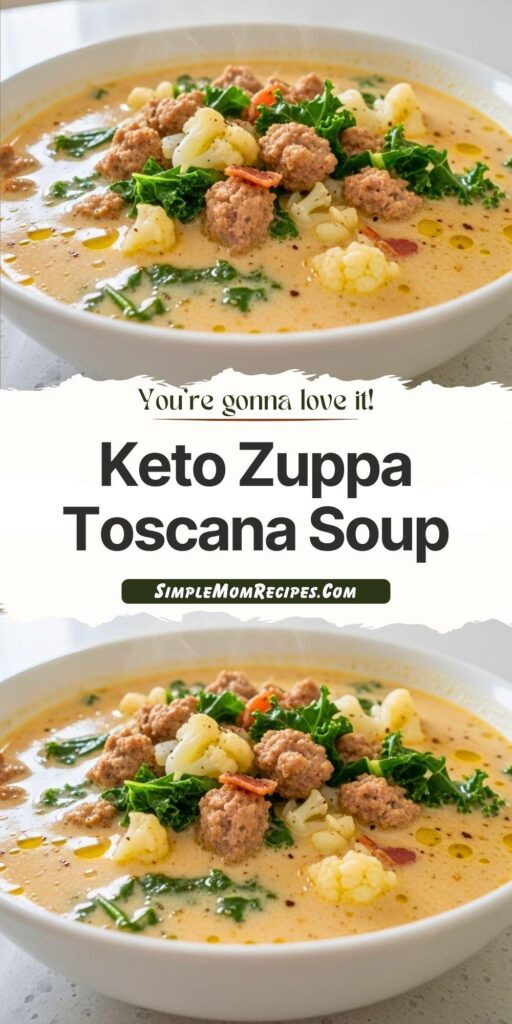 Keto Zuppa Toscana Soup (Easy) Recipe