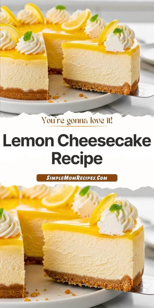 Lemon Cheesecake Recipe