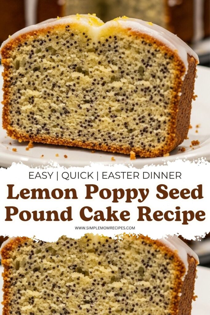 Lemon Poppy Seed Pound Cake Recipe