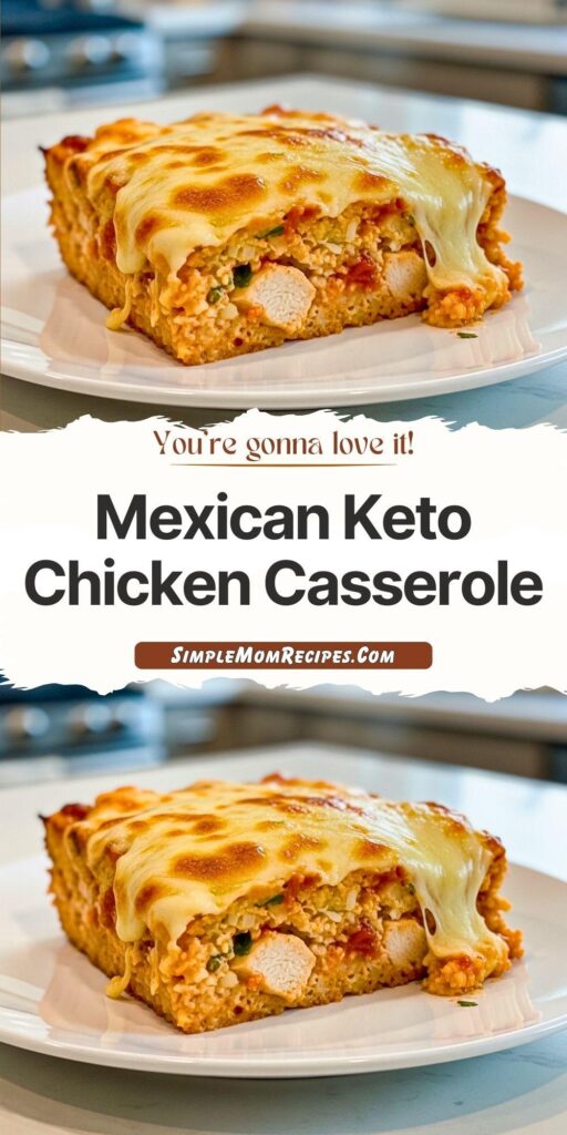Mexican Keto Chicken Casserole Recipe