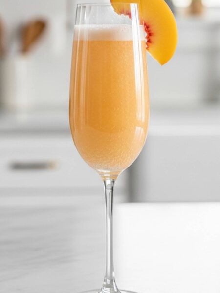 Peach Bellini Cocktail Recipe