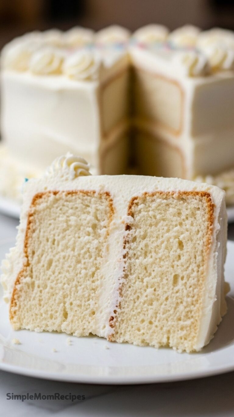 Perfect White Cake Recipe
