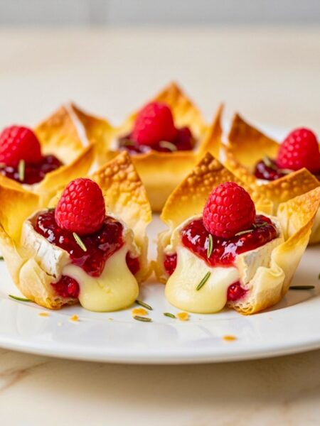 Raspberry Brie Bites Recipe