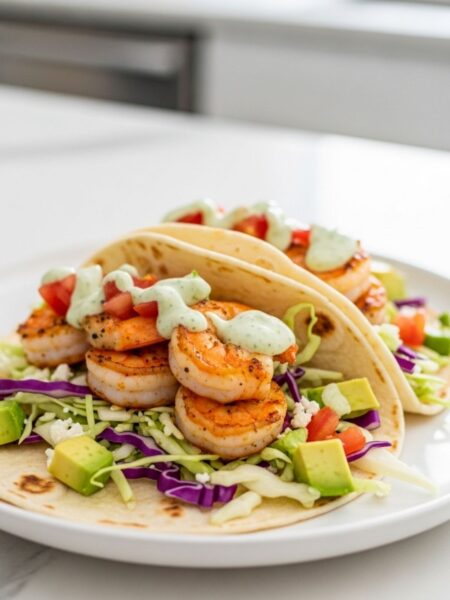 Shrimp Taco with Cabbage Slaw Recipe