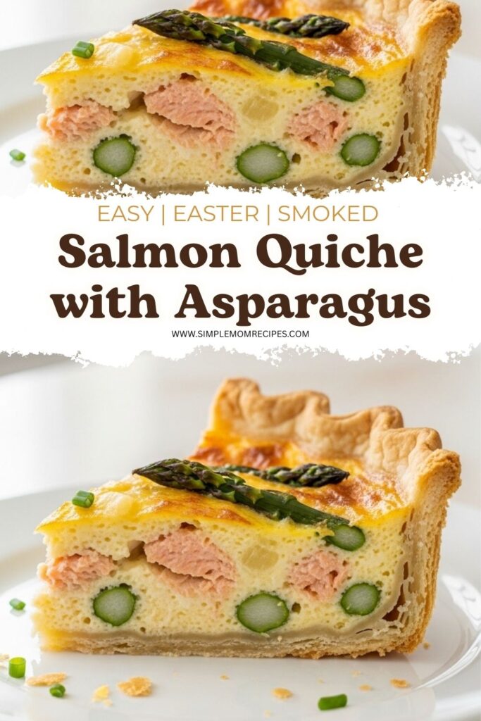 Smoked Salmon Quiche with Asparagus Recipe