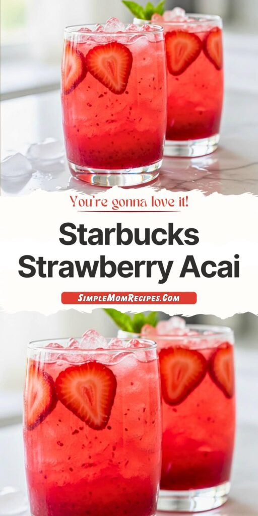 Starbucks Strawberry Acai Refresher Recipe