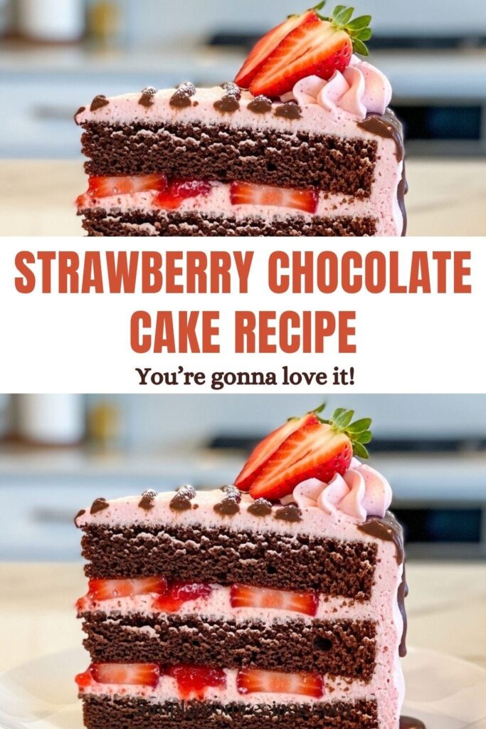 Strawberry Chocolate Cake Recipe