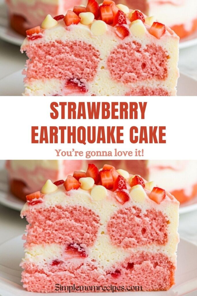 Strawberry Earthquake Cake Recipe