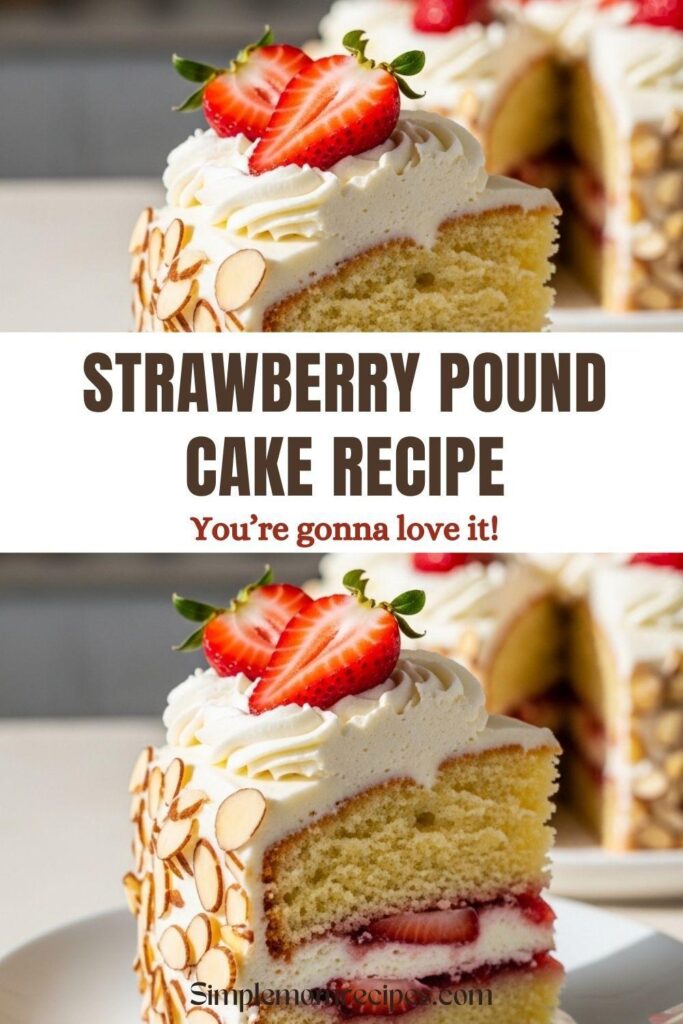 Strawberry Pound Cake Recipe