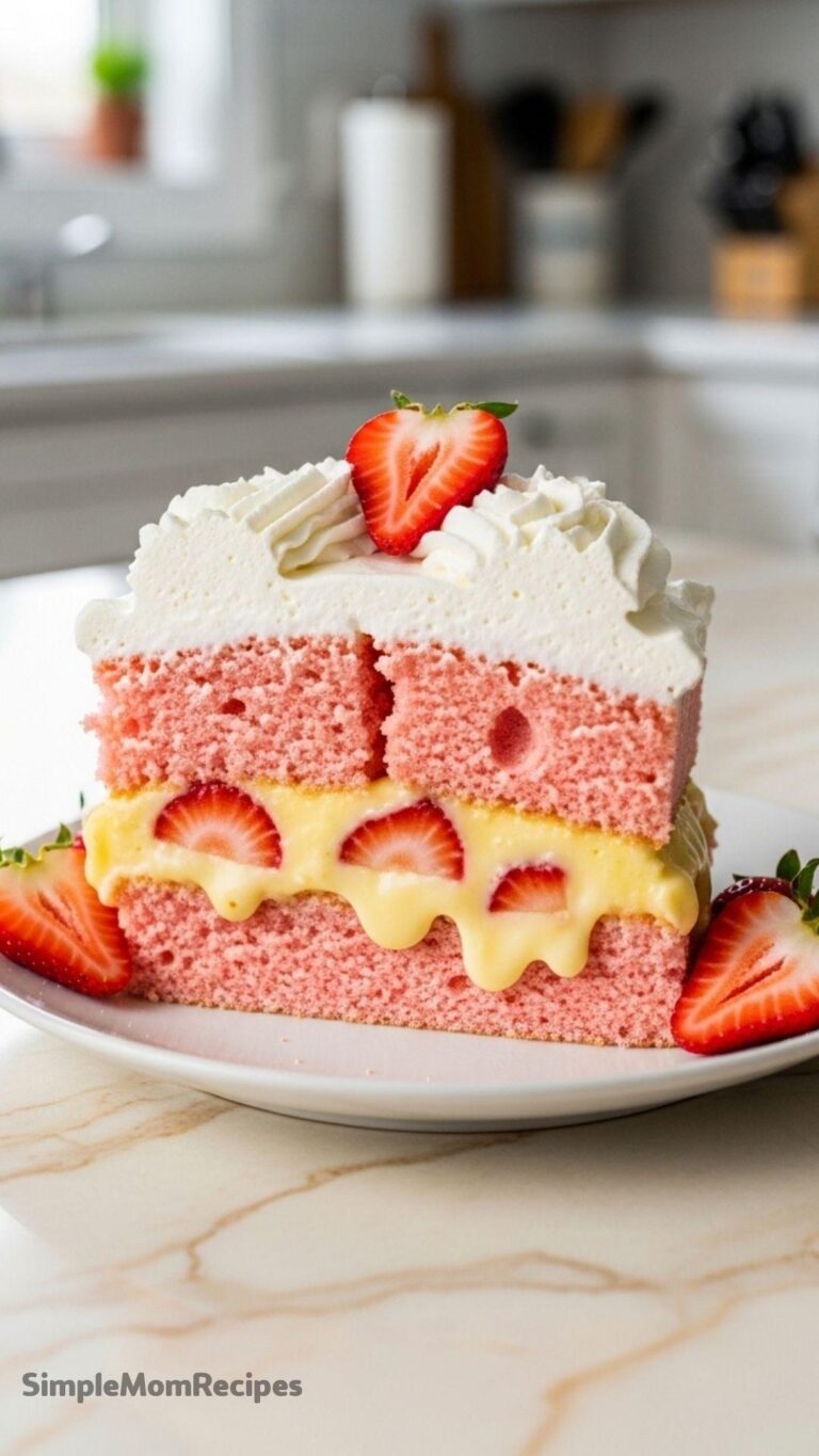 Strawberry Pudding Poke Cake&hellip;