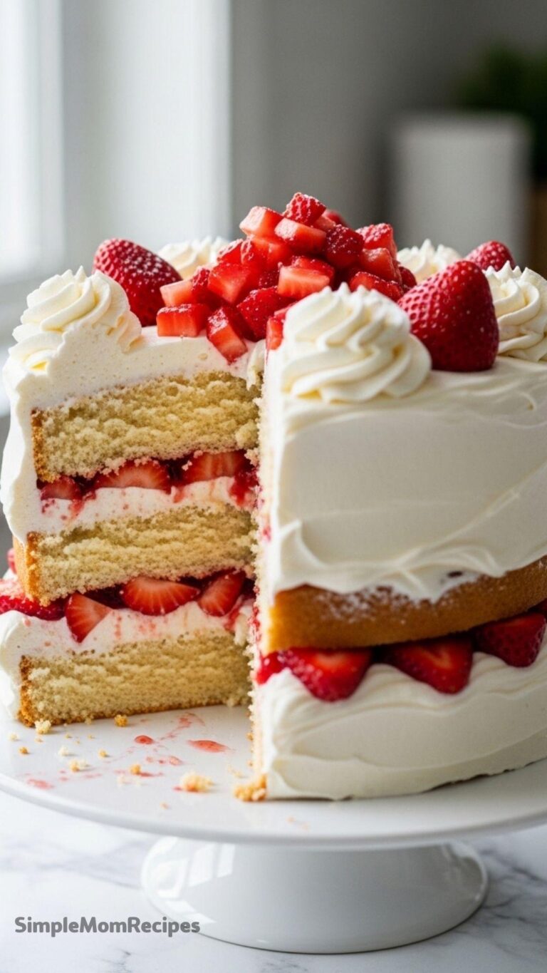 Strawberry Shortcake Cake Recipe