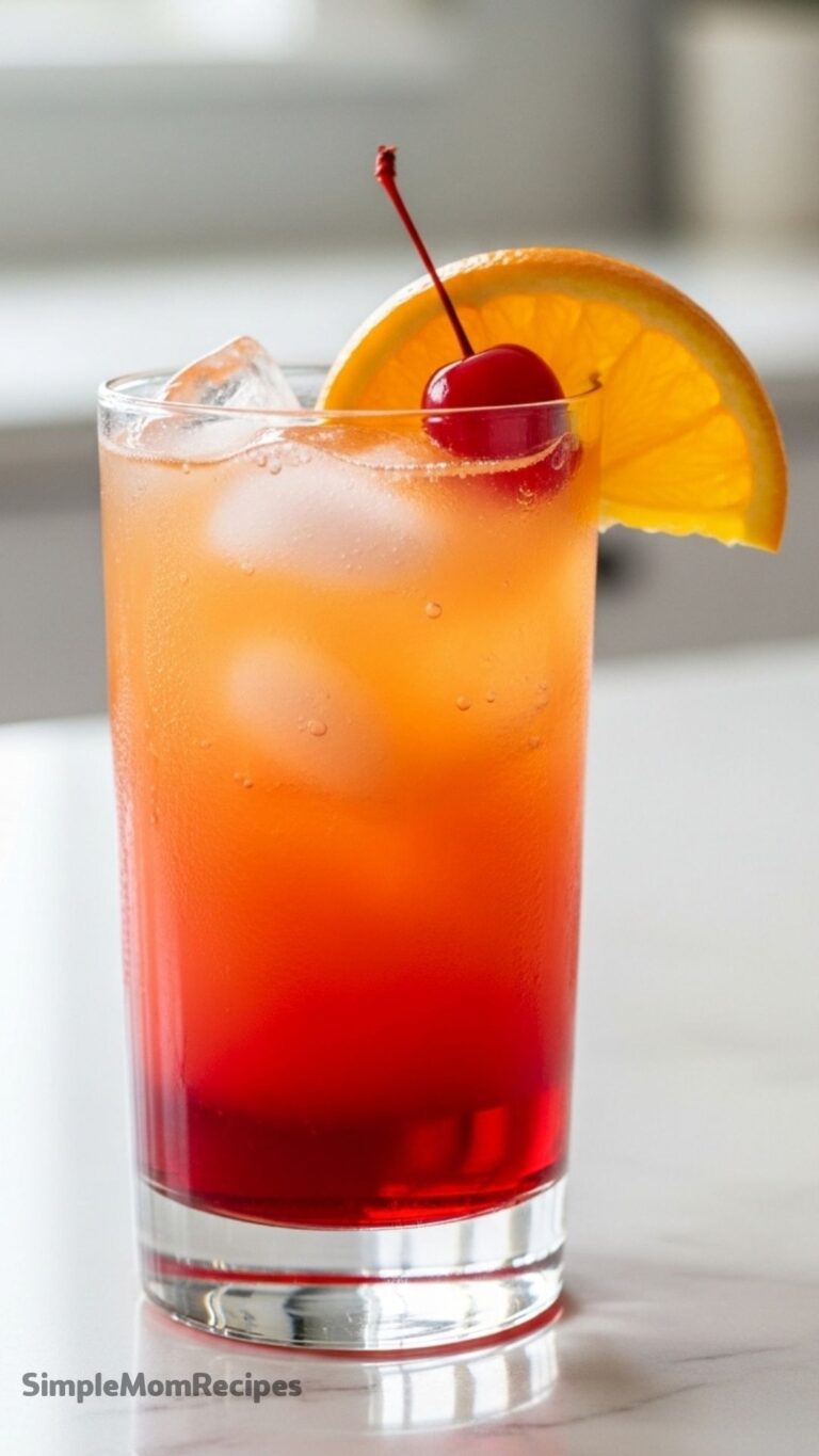 Tequila Sunrise Orange Mocktail Recipe