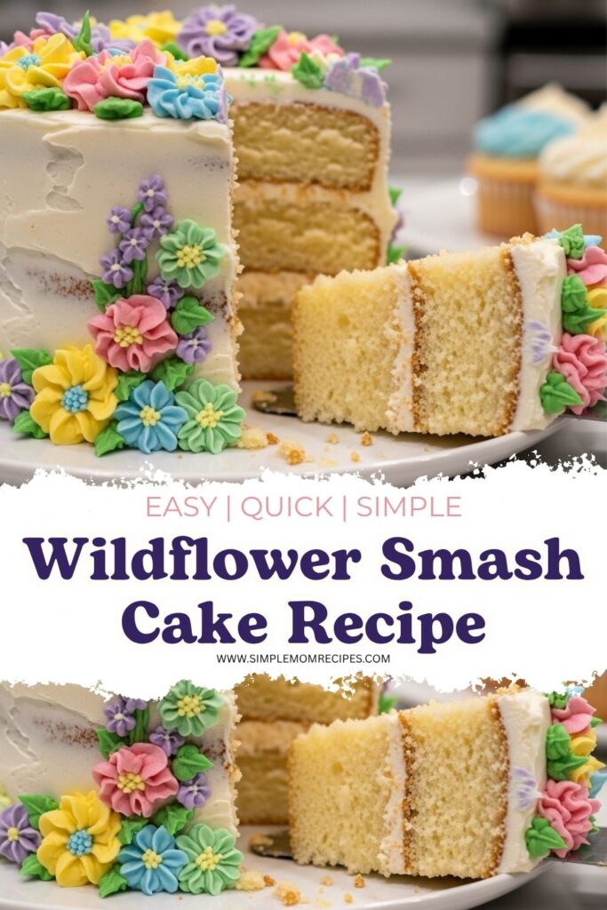 Wildflower Smash Cake Recipe