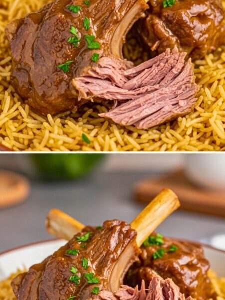 Braised Lamb Chops and Rice Recipe