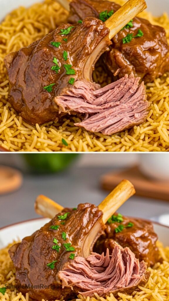 Braised Lamb Chops and Rice Recipe