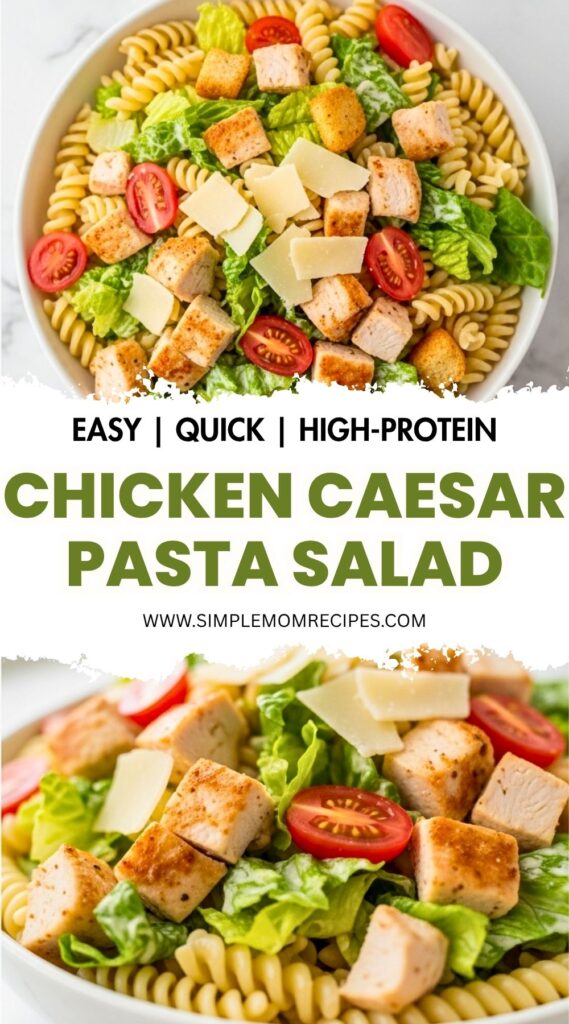 Chicken Caesar Pasta Salad Recipe