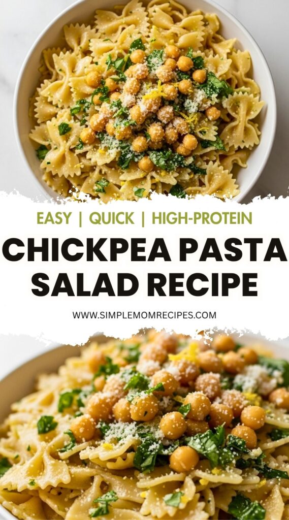 Chickpea Pasta Salad Recipe