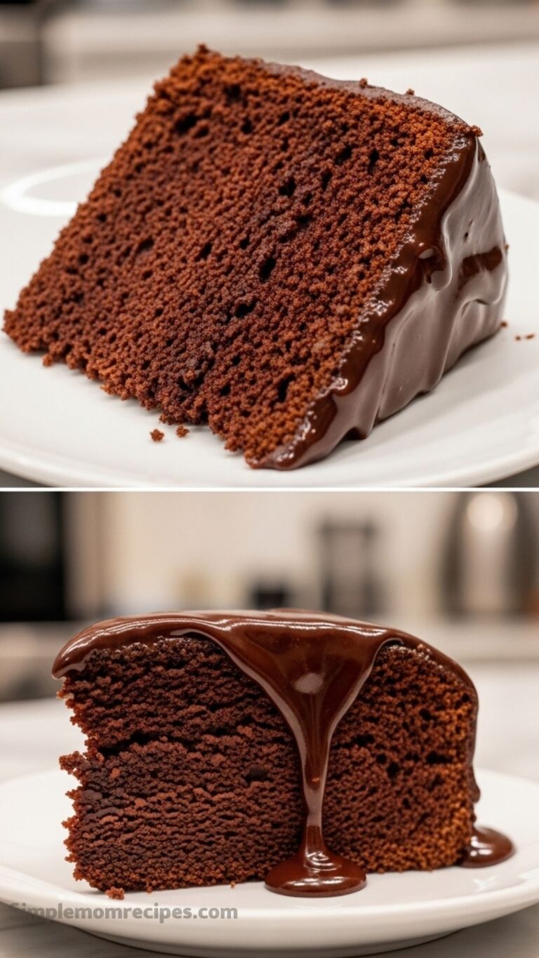 Chocolate Cake with Ganache Recipe