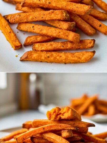 Crispy Baked Sweet Potato Fries Recipe