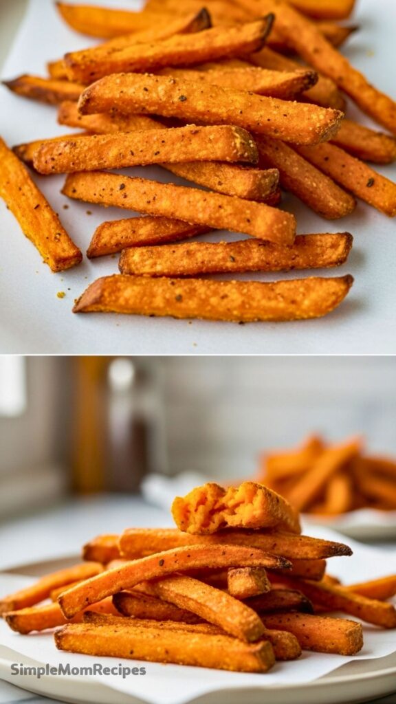 Crispy Baked Sweet Potato Fries Recipe