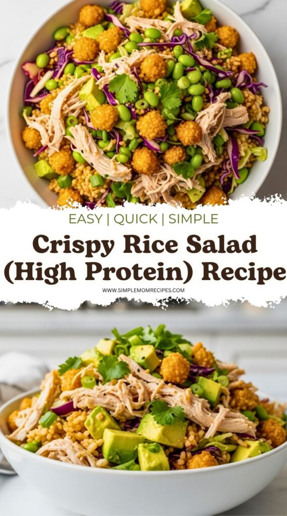 Crispy Rice Salad (High Protein) Recipe