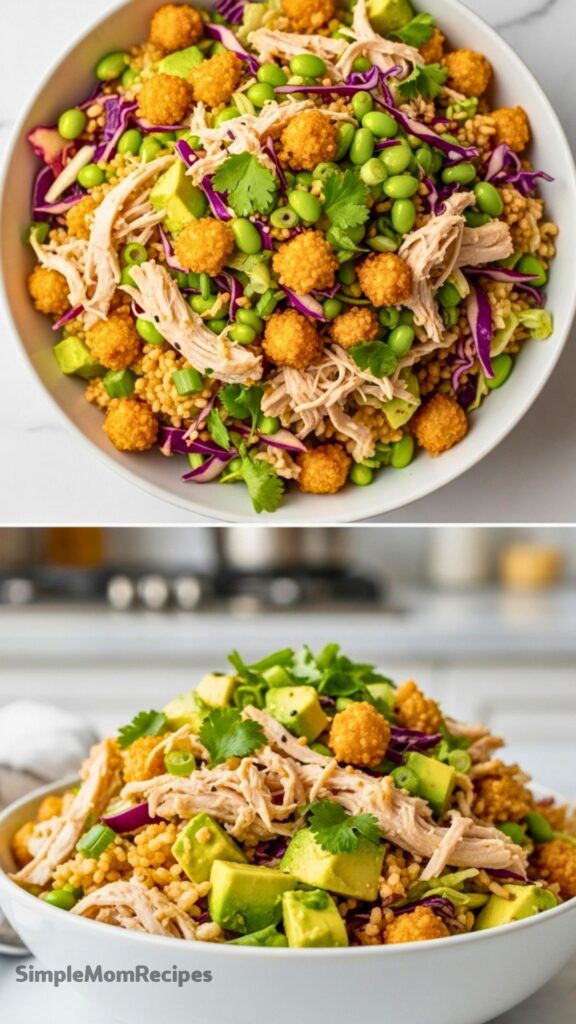 Crispy Rice Salad (High Protein) Recipe