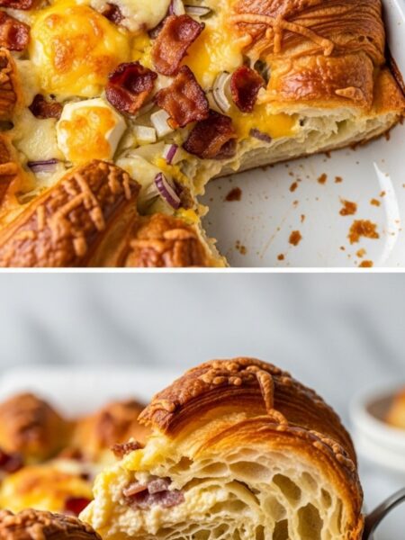 Croissant Breakfast Casserole Recipe