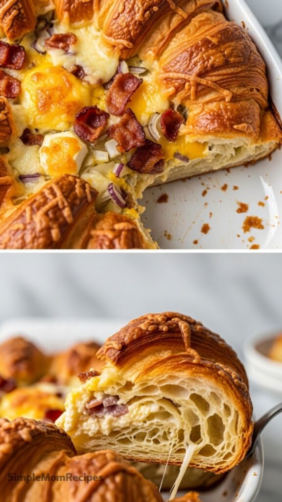 Croissant Breakfast Casserole Recipe