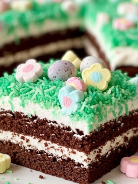 Easter Egg Hunt Sheet Cake Recipe