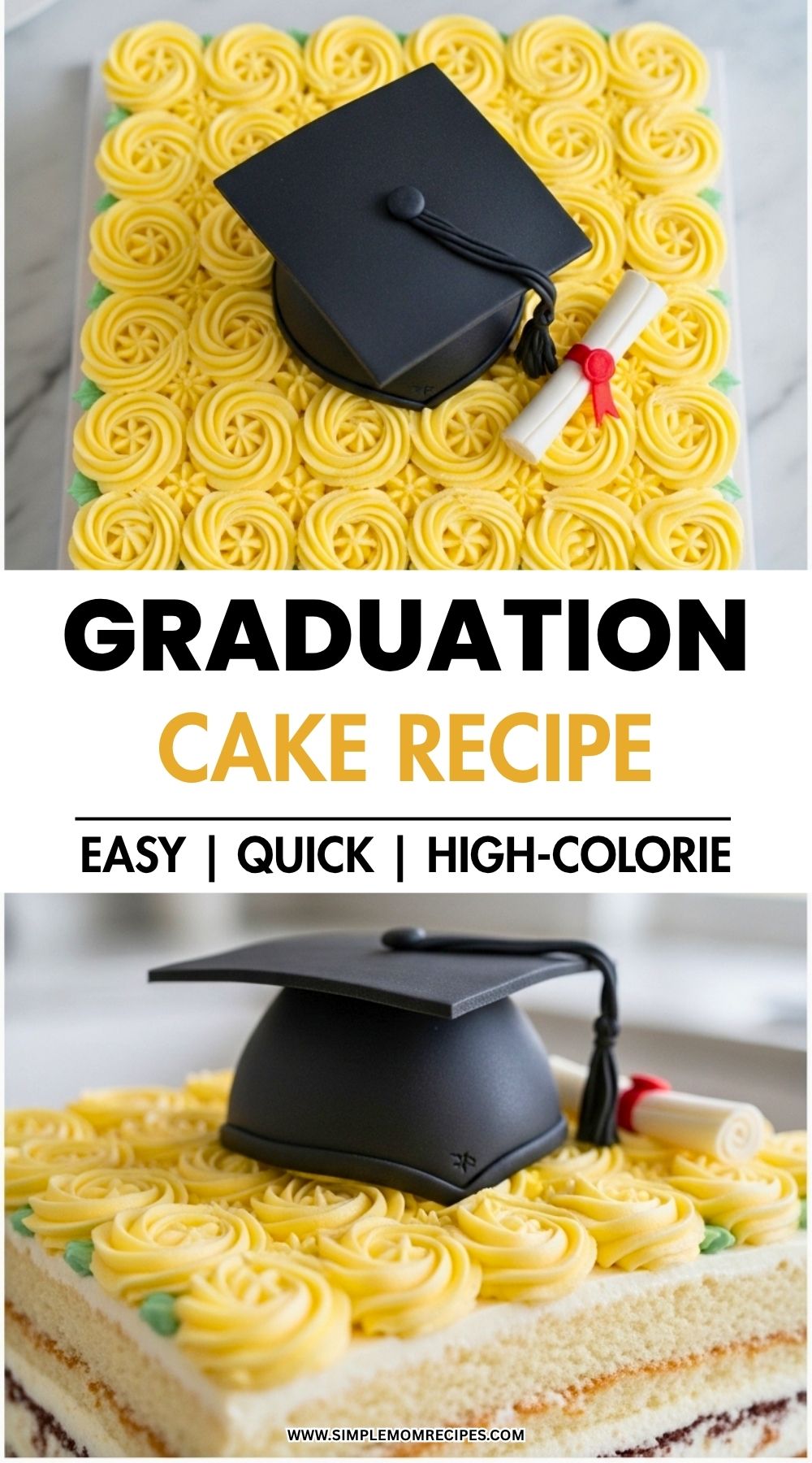 Easy Graduation Cake Recipe – Simple Mom Recipes