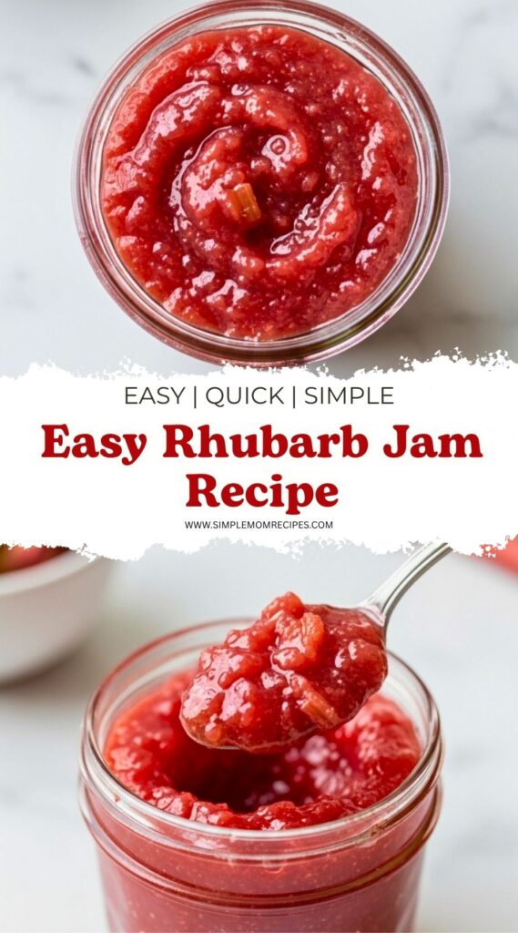 Easy Rhubarb Jam Recipe