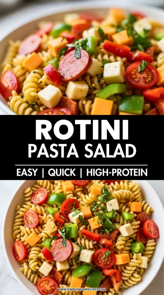 Easy Rotini Pasta Salad Recipe