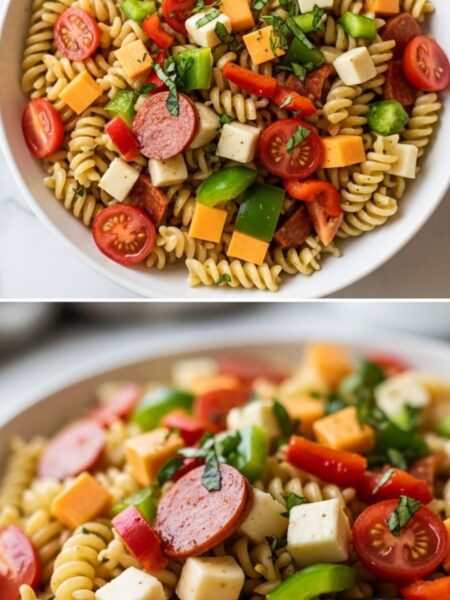 Easy Rotini Pasta Salad Recipe