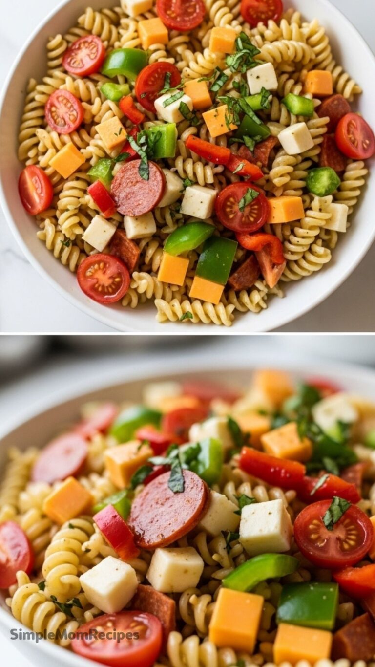Easy Rotini Pasta Salad Recipe
