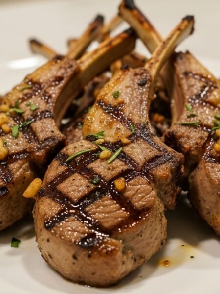 Garlic and Herb Lamb Chops Recipe